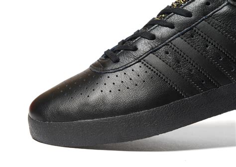 women's black leather adidas sneakers